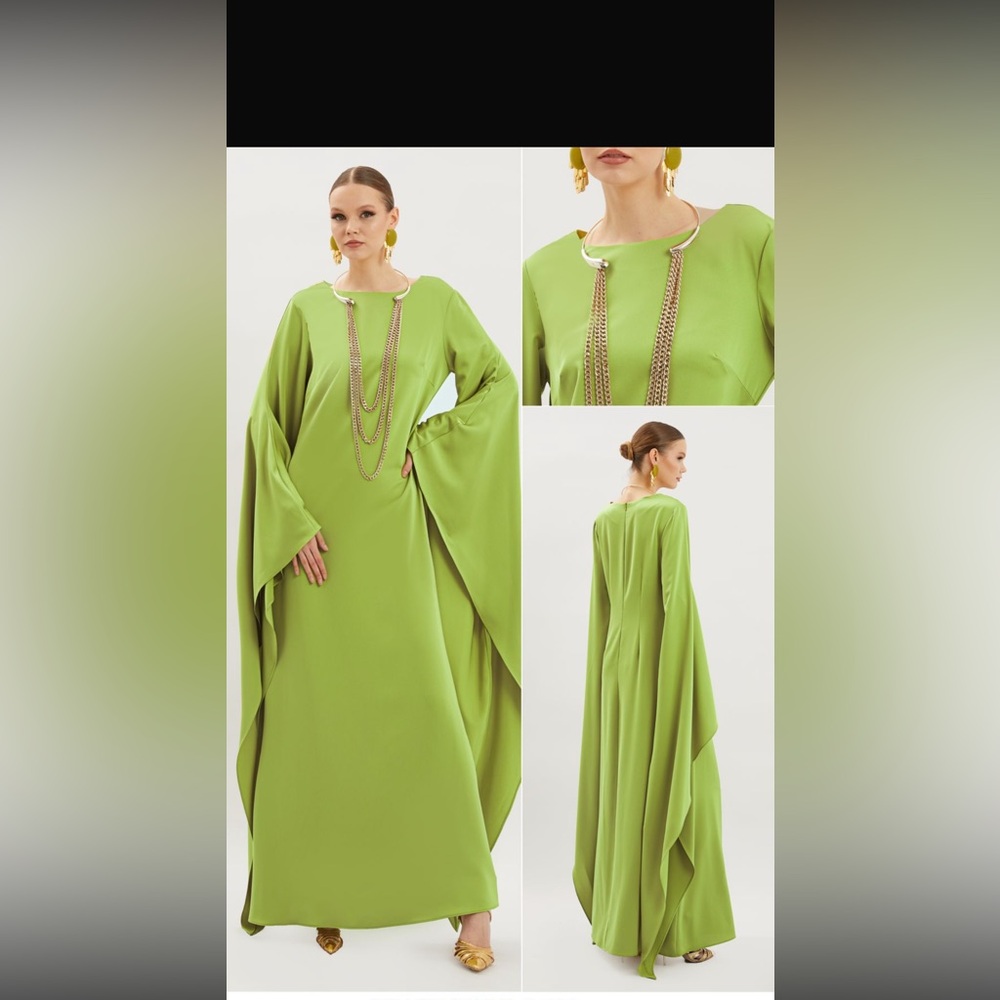 Chic Lime Green Maxi Dress